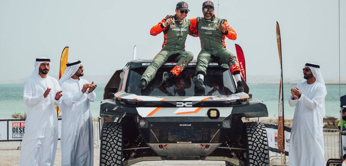 Rallye Raid; le Dacia Sandrider remporte la victoire à Abu Dhabi, Loeb abandonne