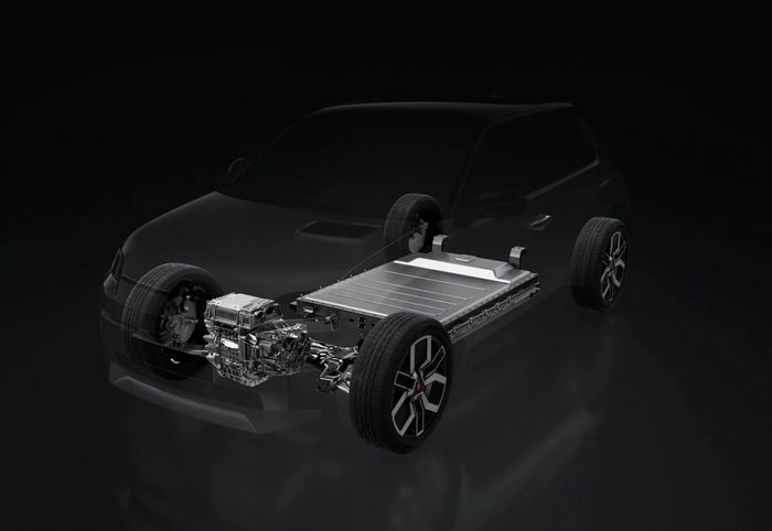 Châssis future Sandero électrique