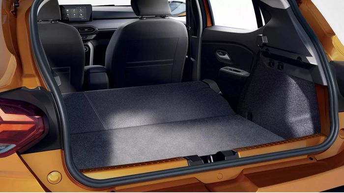 Le volume de coffre avec banquette rabattue de la version Stepway