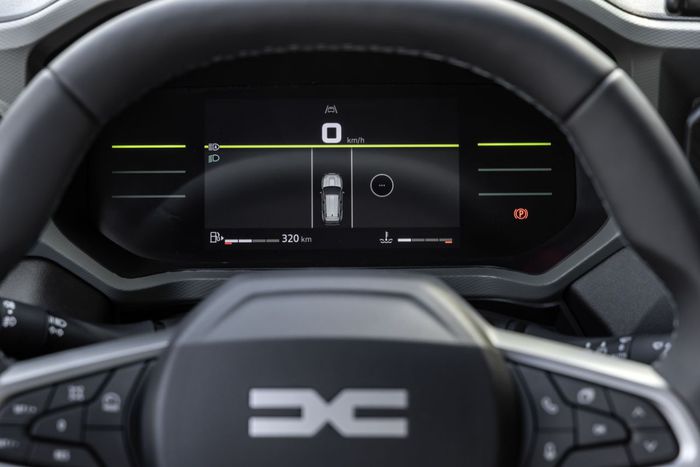 Ecran numérique face au conducteur