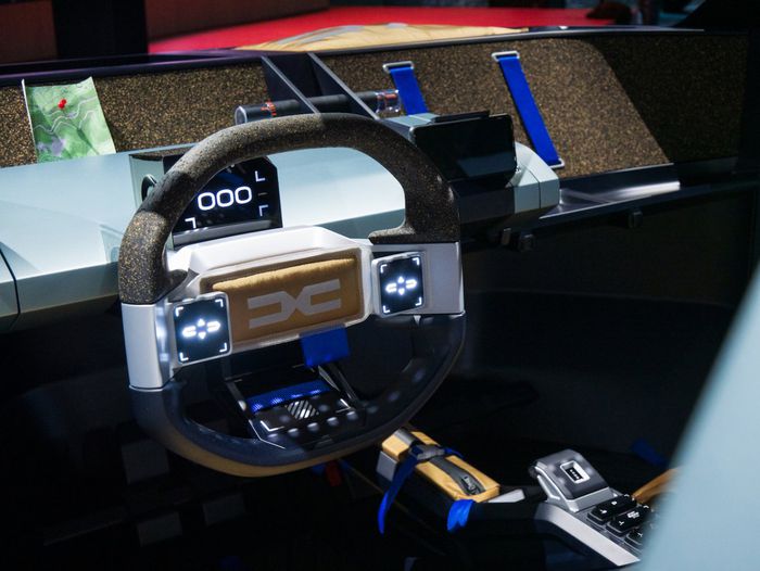 La planche de bord dénué de technologie de Manifesto