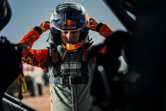 Gutiérrez lors du dakar 2025 avec dacia