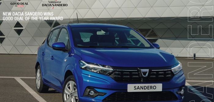 La Dacia Sandero remporte le prix Good Deal